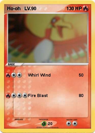 Pokemon Ho-oh   LV.90                   