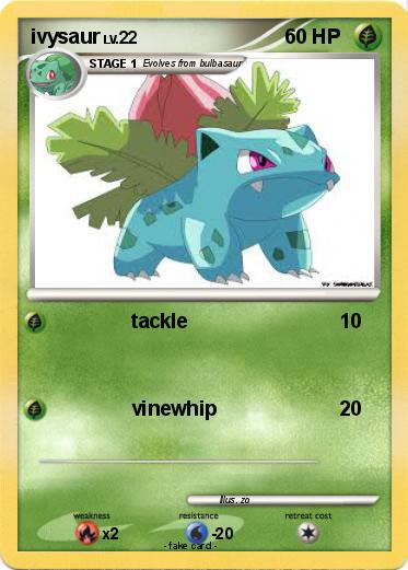 Pokemon ivysaur