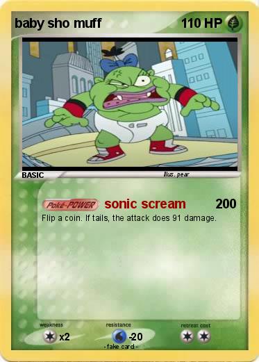 Pokemon baby sho muff