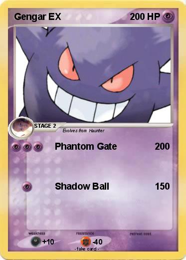 Pokemon Gengar EX