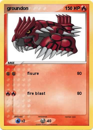 Pokemon groundon