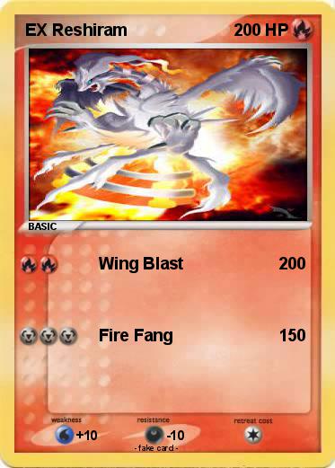 Pokemon EX Reshiram