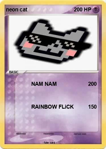Pokemon neon cat
