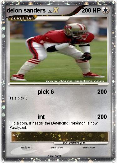 Pokemon deion sanders