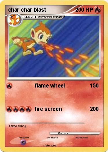 Pokemon char char blast
