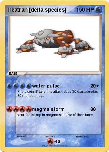 Pokemon heatran [delta species]