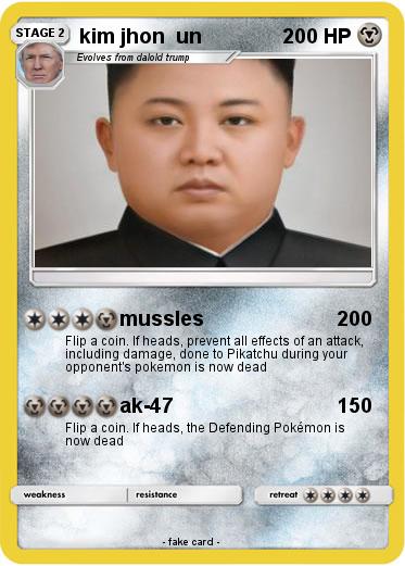 Pokemon kim jhon  un