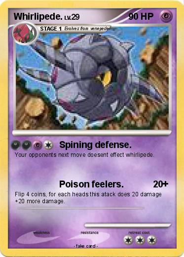 Pokemon Whirlipede.