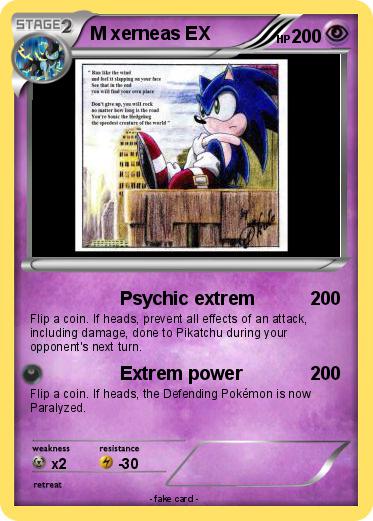 Pokemon M xerneas EX