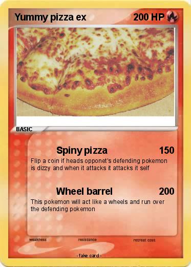 Pokemon Yummy pizza ex