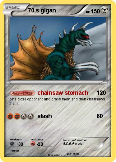 Pokemon 70,s gigan