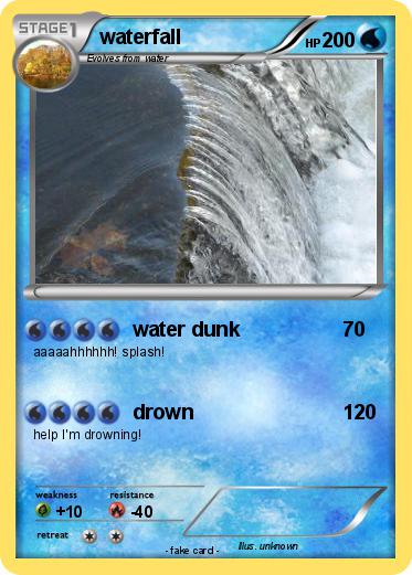 Pokemon waterfall