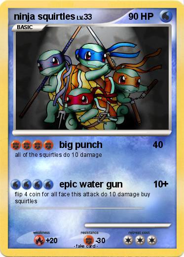 Pokemon ninja squirtles