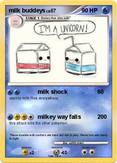 Pokemon milk buddeys