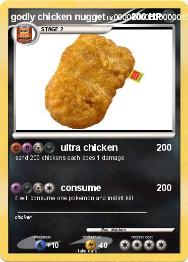 Pokemon godly chicken nugget