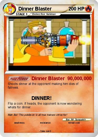 Pokemon Dinner Blaster