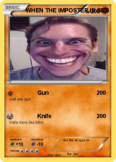 Pokemon WHEN THE IMPOSTER IS SUS