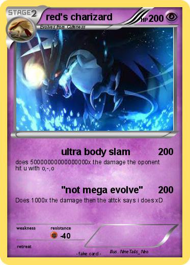 Pokemon red's charizard