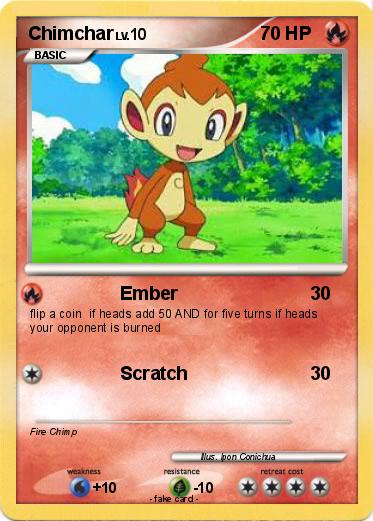 Pokemon Chimchar