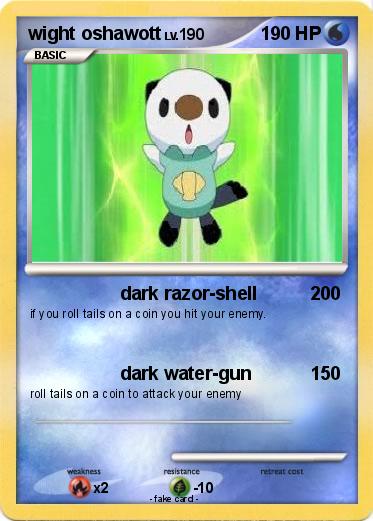 Pokemon wight oshawott