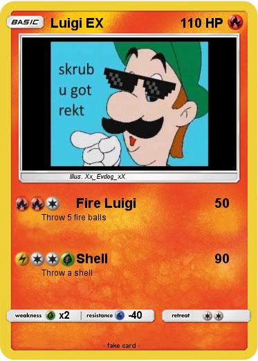 Pokemon Luigi EX