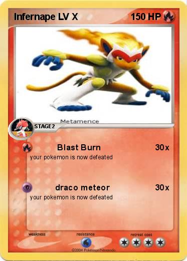 Pokemon Infernape LV X