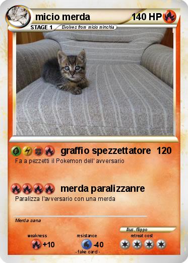 Pokemon micio merda