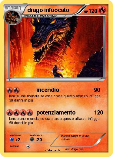 Pokemon drago infuocato
