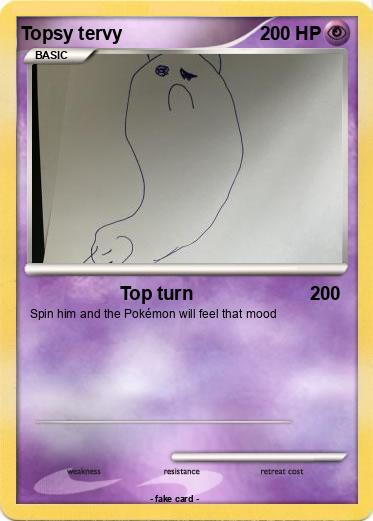 Pokemon Topsy tervy