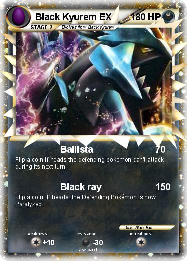 Pokemon Black Kyurem EX