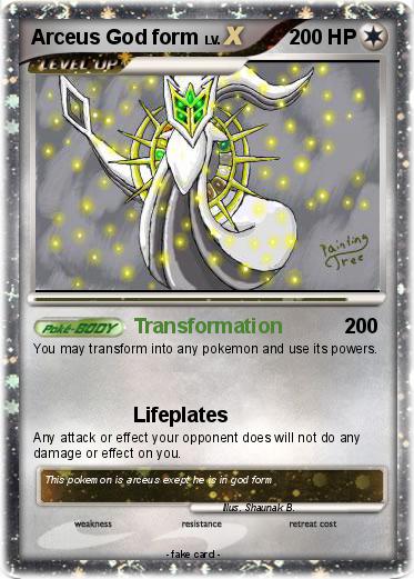 Pokemon Arceus God form