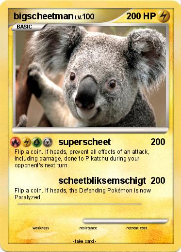 Pokemon bigscheetman
