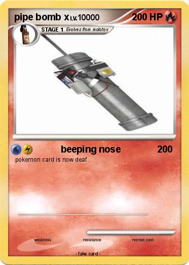 Pokemon pipe bomb x