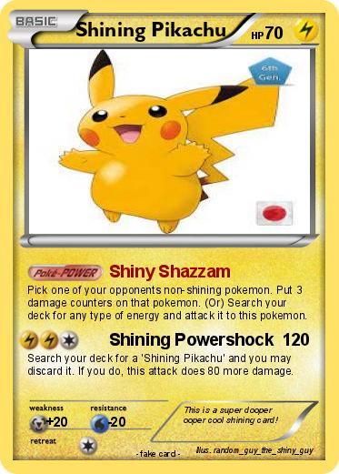 Pokemon Shining Pikachu