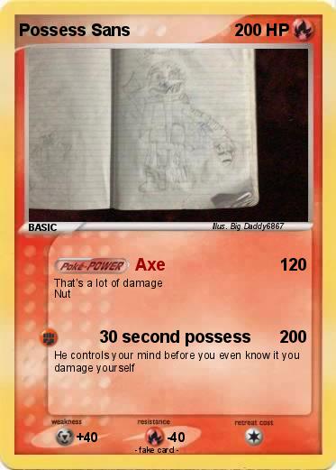 Pokemon Possess Sans