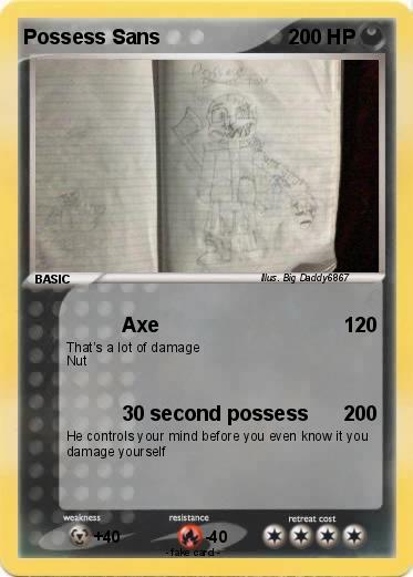 Pokemon Possess Sans