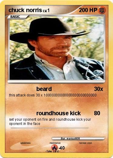 Pokemon chuck norris