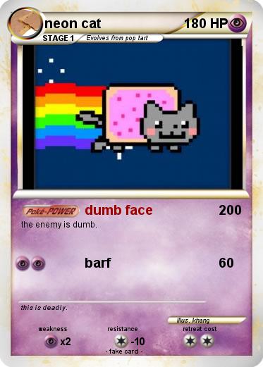 Pokemon neon cat