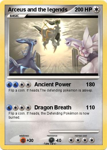 Pokemon Arceus and the legends