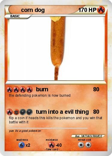 Pokemon corn dog