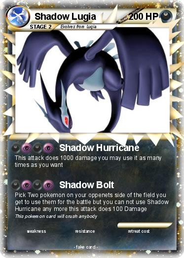 Pokemon Shadow Lugia