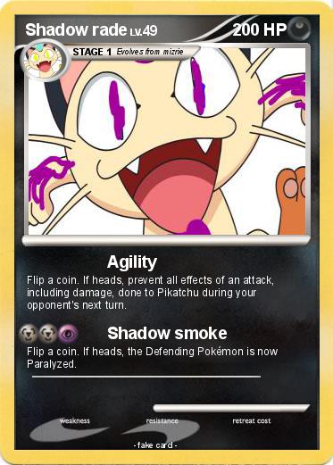Pokemon Shadow rade