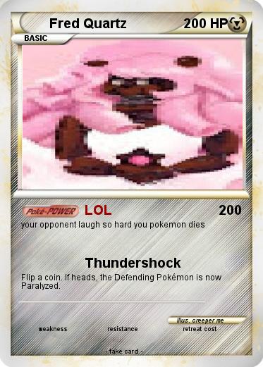 Pokemon Fred Quartz