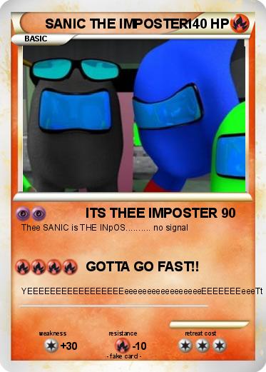 Pokemon SANIC THE IMPOSTER