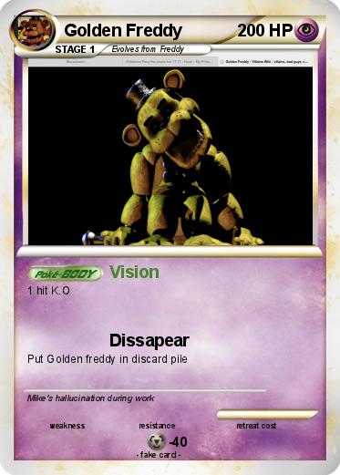Pokemon Golden Freddy