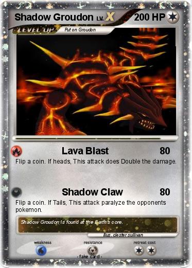 Pokemon Shadow Groudon