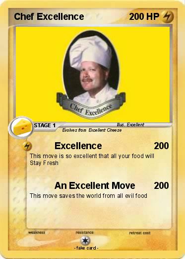 Pokemon Chef Excellence
