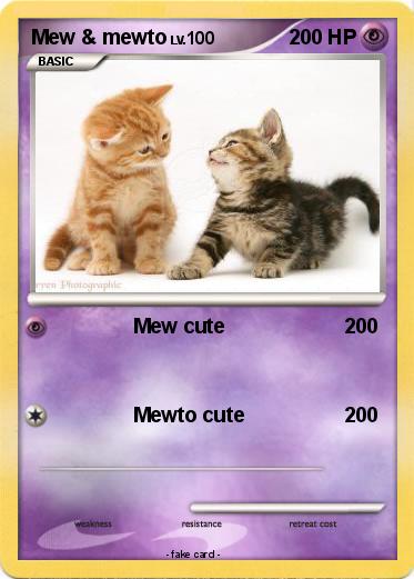 Pokemon Mew & mewto