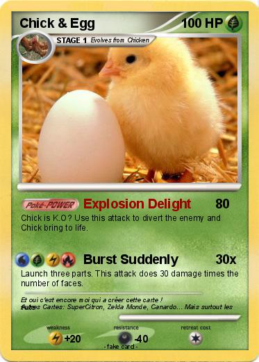 Pokemon Chick & Egg