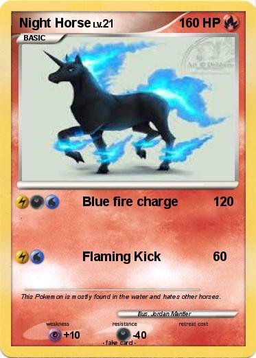 Pokemon Night Horse